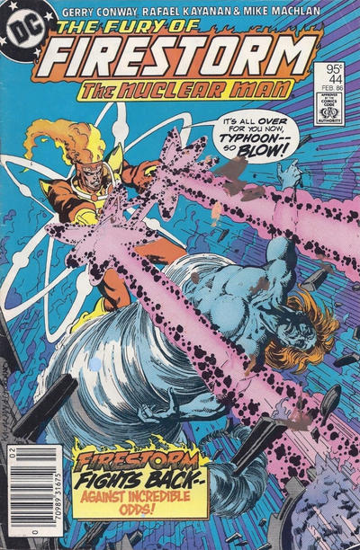Cover for The Fury of Firestorm (DC, 1982 series) #44 [Canadian]