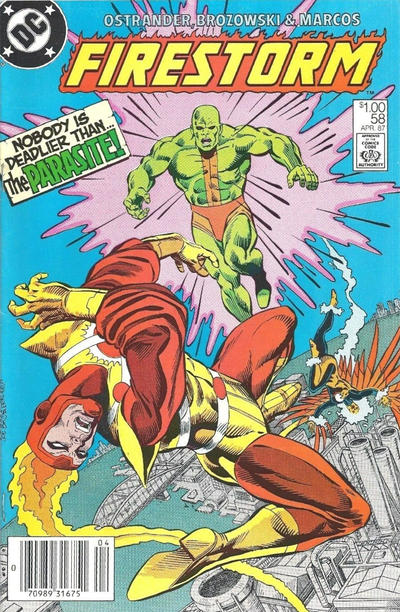 Cover for The Fury of Firestorm (DC, 1982 series) #58 [Canadian]