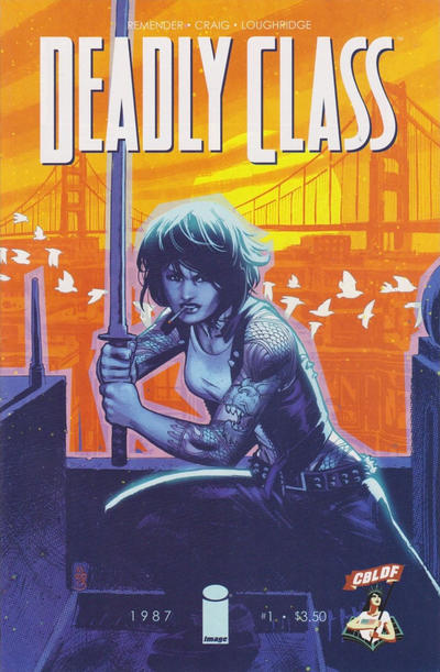 Cover for Deadly Class (Image, 2014 series) #1 [CBLDF Variant Cover]