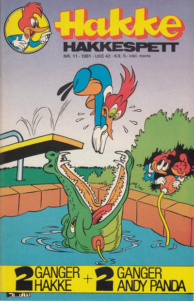 Cover for Hakke Hakkespett (Semic, 1977 series) #11/1981