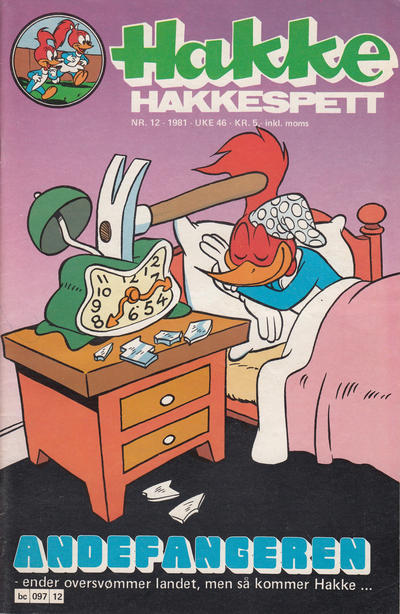 Cover for Hakke Hakkespett (Semic, 1977 series) #12/1981