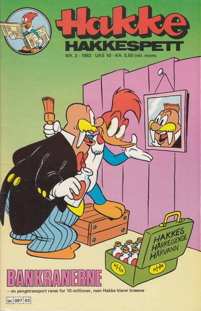 Cover for Hakke Hakkespett (Semic, 1977 series) #3/1982