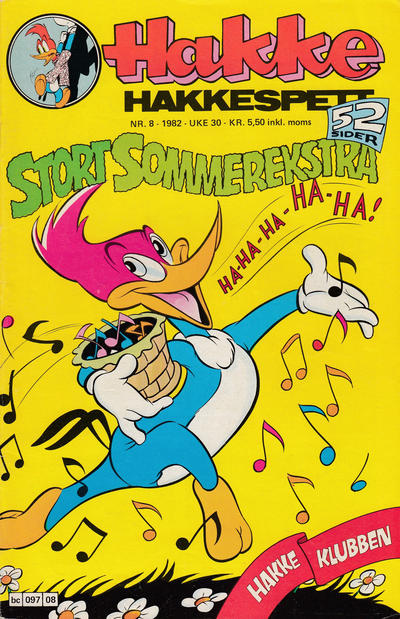 Cover for Hakke Hakkespett (Semic, 1977 series) #8/1982