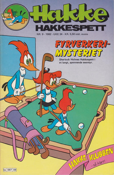 Cover for Hakke Hakkespett (Semic, 1977 series) #9/1982