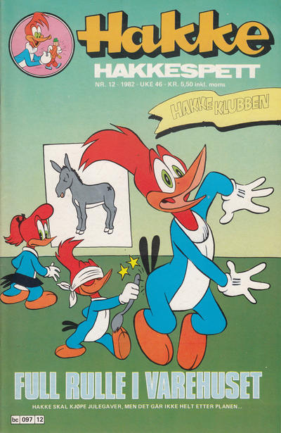 Cover for Hakke Hakkespett (Semic, 1977 series) #12/1982