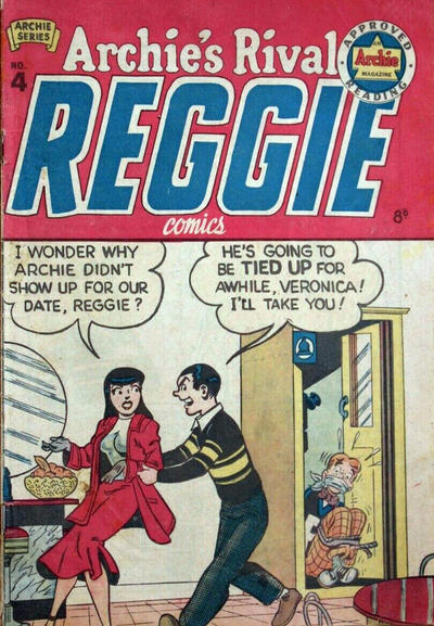 Cover for Archie's Rival Reggie (H. John Edwards, 1950 ? series) #4