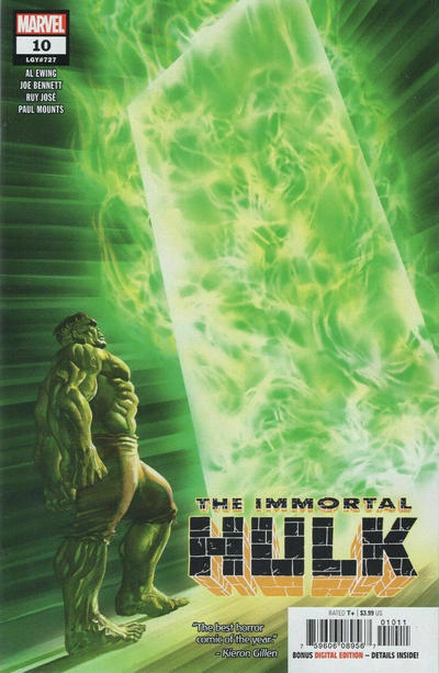 Cover for Immortal Hulk (Marvel, 2018 series) #10 [Alex Ross]