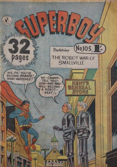 Cover for Superboy (K. G. Murray, 1949 series) #105 [1/-]