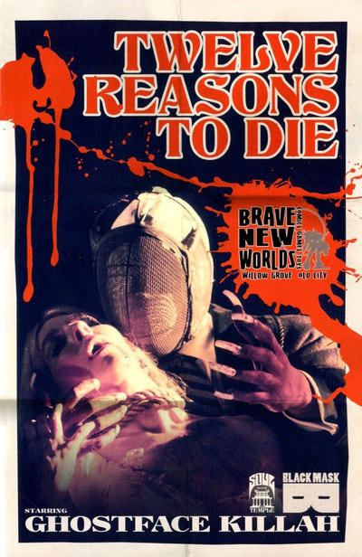 Cover for 12 Reasons to Die (Black Mask Studios, 2013 series) #1 [Brave New Worlds Exclusive]