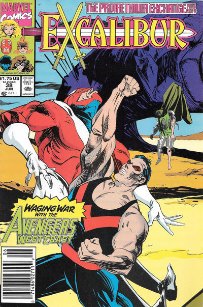 Cover for Excalibur (Marvel, 1988 series) #38 [Newsstand]