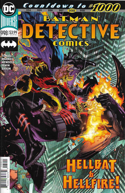 Cover for Detective Comics (DC, 2011 series) #998