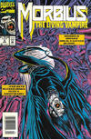 Cover for Morbius: The Living Vampire (Marvel, 1992 series) #8 [Newsstand]