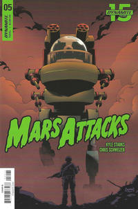 Cover Thumbnail for Mars Attacks (Dynamite Entertainment, 2018 series) #5 [Cover B Ruairí Coleman]