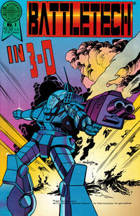 Cover Thumbnail for Battletech in 3-D (Blackthorne, 1988 series) #1