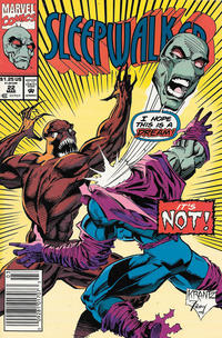 Cover Thumbnail for Sleepwalker (Marvel, 1991 series) #22 [Newsstand]