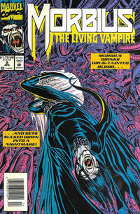 Cover Thumbnail for Morbius: The Living Vampire (Marvel, 1992 series) #8 [Newsstand]