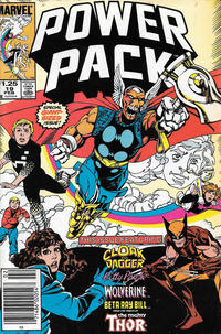 Cover for Power Pack (Marvel, 1984 series) #19 [Newsstand]