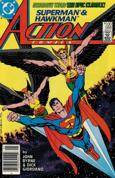 Cover for Action Comics (DC, 1938 series) #588 [Canadian]