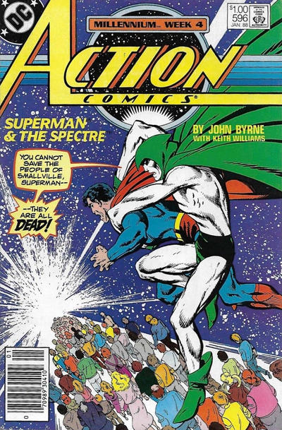 Cover for Action Comics (DC, 1938 series) #596 [Canadian]