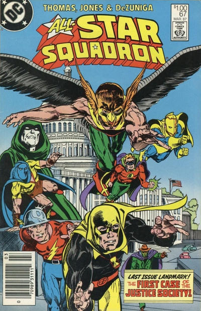 Cover for All-Star Squadron (DC, 1981 series) #67 [Canadian]