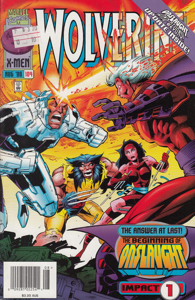 Cover for Wolverine (Marvel, 1988 series) #104 [Australian]