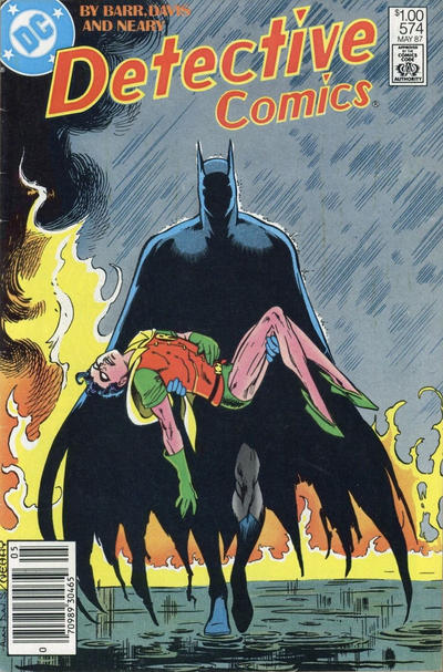 Cover for Detective Comics (DC, 1937 series) #574 [Canadian]