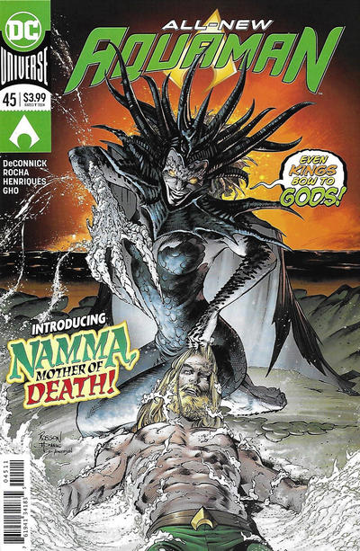 Cover for Aquaman (DC, 2016 series) #45 [Robson Rocha & Daniel Henriques Cover]