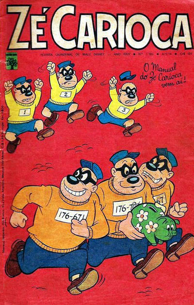 Cover for Zé Carioca (Editora Abril, 1961 series) #1165