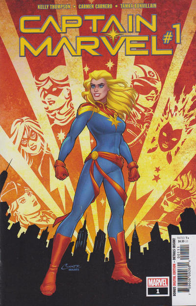 Cover for Captain Marvel (Marvel, 2019 series) #1 [Amanda Conner]