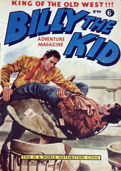 Cover for Billy the Kid Adventure Magazine (World Distributors, 1953 series) #49