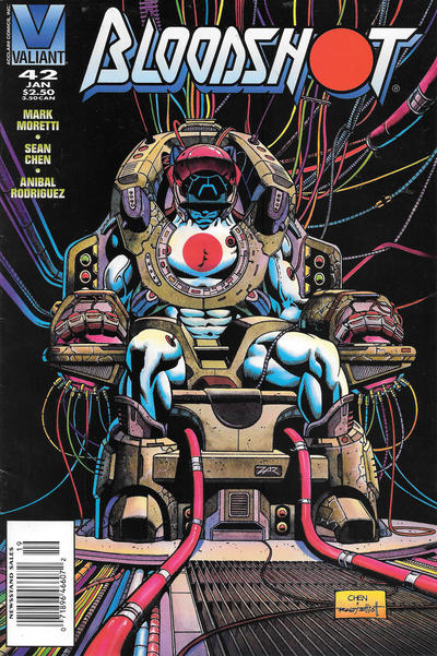 Cover for Bloodshot (Acclaim / Valiant, 1993 series) #42 [Newsstand]