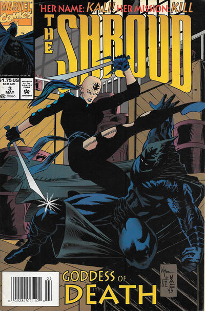 Cover for The Shroud (Marvel, 1994 series) #3 [Newsstand]