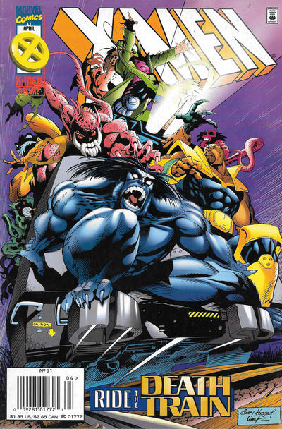 Cover for X-Men (Marvel, 1991 series) #51 [Newsstand]