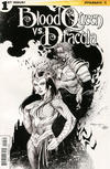 Cover for Blood Queen vs. Dracula (Dynamite Entertainment, 2015 series) #1 [Cover G - Black and White Variant - Ardian Syaf]