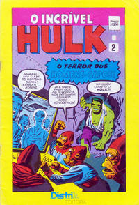 Cover Thumbnail for O Incrível Hulk (Distri Editora, 1983 series) #2