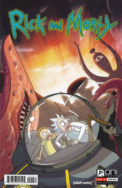 Cover for Rick and Morty (Oni Press, 2015 series) #1 [Incentive Cover A - Julieta Colás Variant]