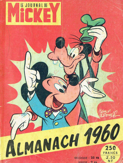 Cover for Almanach du Journal de Mickey (Hachette, 1956 series) #1960