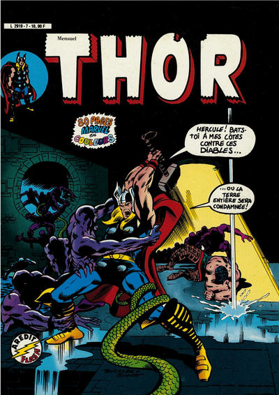 Cover for Thor (Arédit-Artima, 1983 series) #7