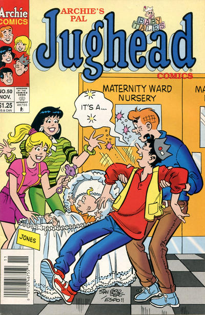 Cover for Archie's Pal Jughead Comics (Archie, 1993 series) #50 [Newsstand]