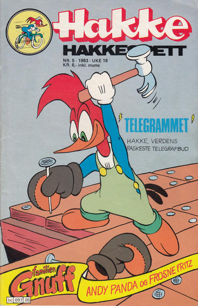 Cover for Hakke Hakkespett (Semic, 1977 series) #5/1983