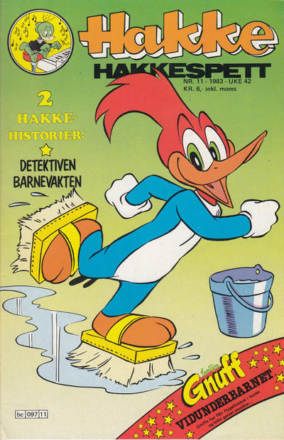 Cover for Hakke Hakkespett (Semic, 1977 series) #11/1983