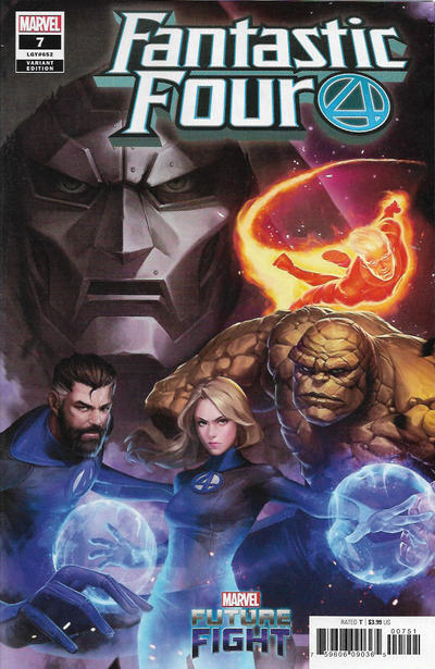 Cover for Fantastic Four (Marvel, 2018 series) #7 (652) [Yongho Cho 'Mystery' Cover]