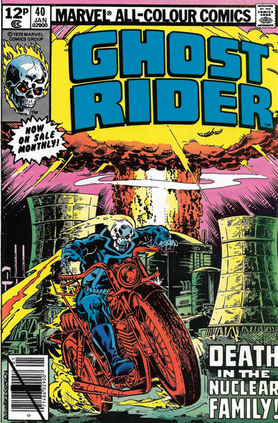 Cover for Ghost Rider (Marvel, 1973 series) #40 [British]