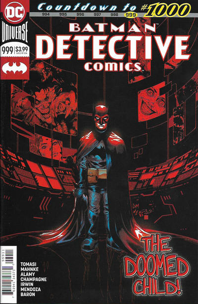 Cover for Detective Comics (DC, 2011 series) #999