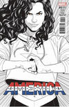 Cover for America (Marvel, 2017 series) #1 [Second Printing Variant - Jamie McKelvie]