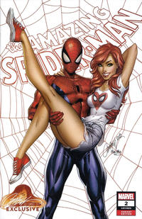 Cover Thumbnail for Amazing Spider-Man (Marvel, 2018 series) #2 (803) [Variant Edition - J. Scott Campbell Exclusive - Cover A]