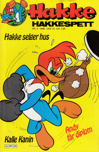 Cover for Hakke Hakkespett (Semic, 1977 series) #3/1986