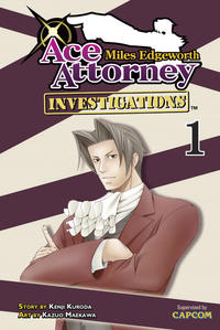 Cover Thumbnail for Miles Edgeworth: Ace Attorney Investigations (Kodansha USA, 2012 series) #1