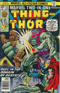 Cover Thumbnail for Marvel Two-in-One (Marvel, 1974 series) #23 [British]