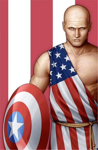 Cover for Captain America (Marvel, 2018 series) #1 [Midtown Comics Exclusive - John Tyler Christopher Cover F Earth X]